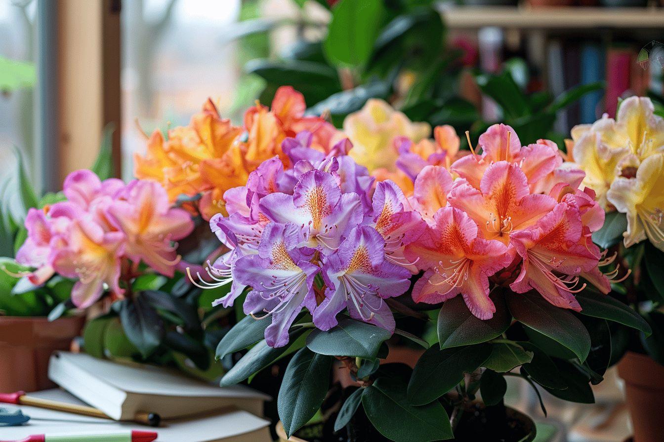 Rhododendron simsii : l'azalée d'intérieur et de jardin, culture et entretien de cette plante fleurie
