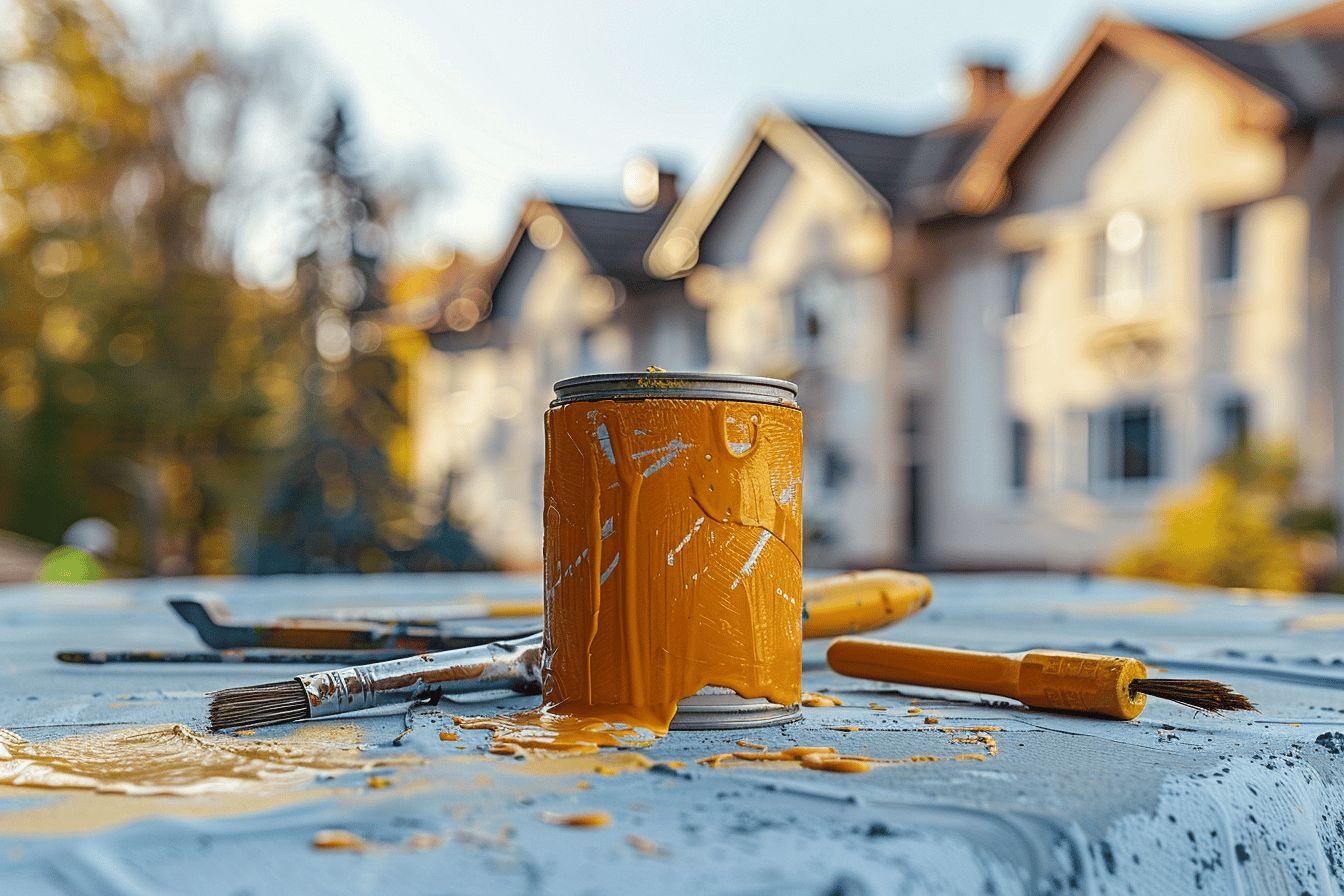 Peinture sur enduit gratté extérieur : comment repeindre et protéger votre façade ?
