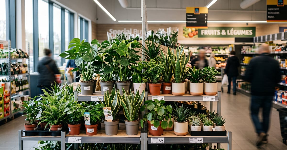 Plantes Aldi cette semaine : nouvelles arrivées en rayon jardinerie