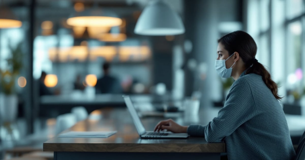 Professionnel consultant des recommandations de bonnes pratiques professionnelles dans un environnement de travail moderne